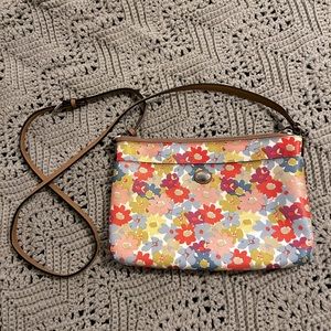 Coach Floral “Getaway” Print Crossbody